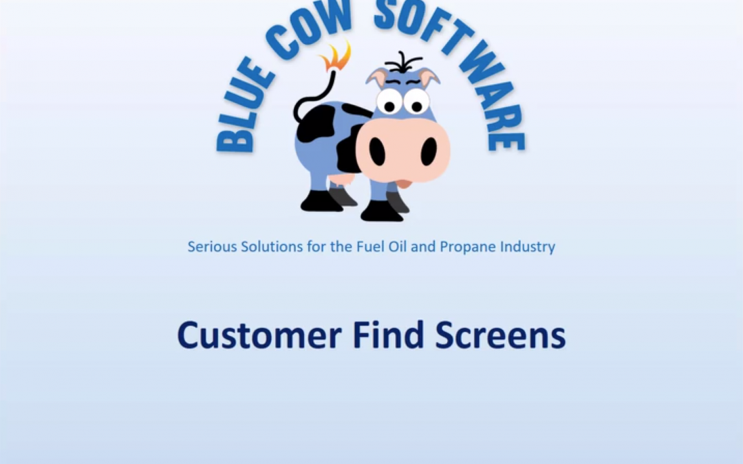 Customer Find Screens Training Video